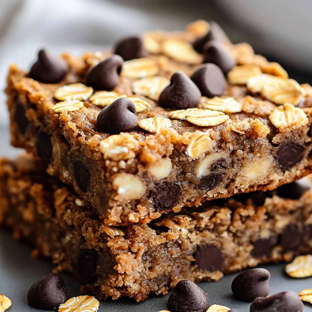 Barrette di Banana e Burro di Arachidi con 4 Ingredienti