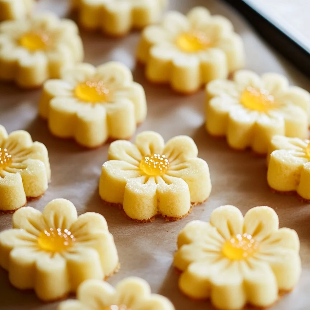 Biscotti Breve di Fiori di Primavera
