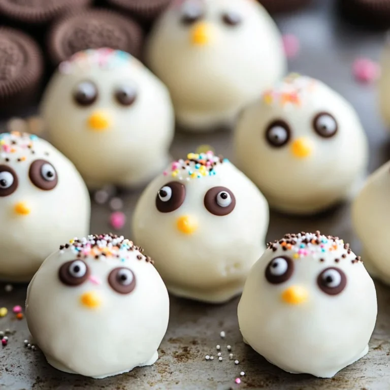 Bunny Oreo Balls decorated for Easter celebrations