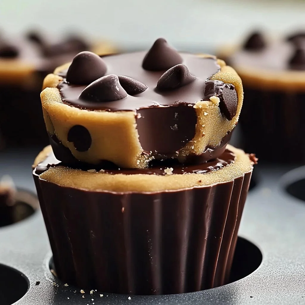Chocolate Chip Cookie Dough Cups