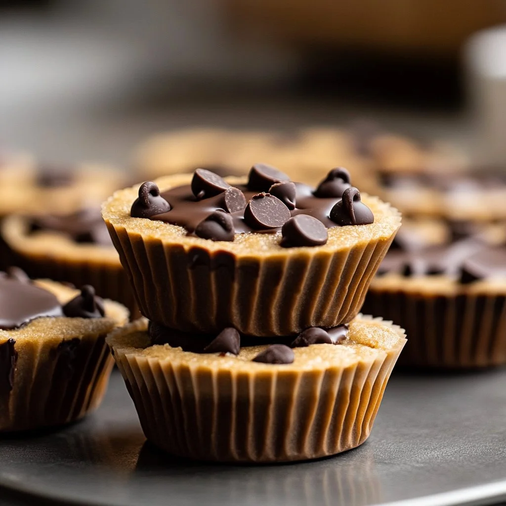 Chocolate Chip Cookie Dough Cups