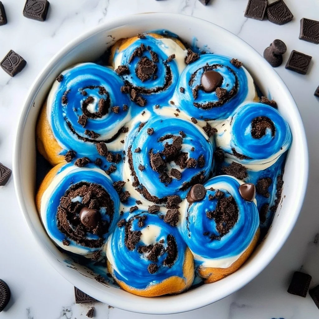 Cookie Monster Cinnamon Rolls – The Best Blue Swirl Treat to Bake (2025)