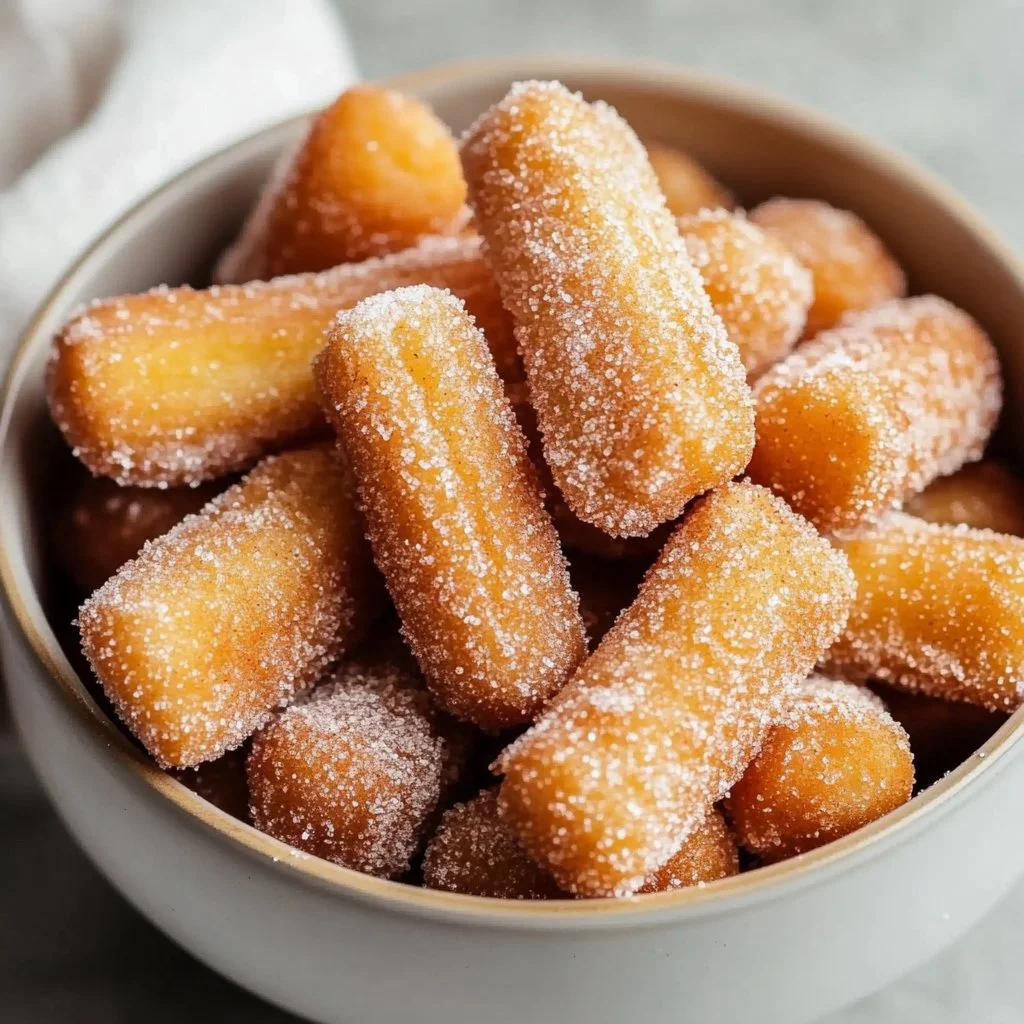Crispy Air Fryer Churro Bites