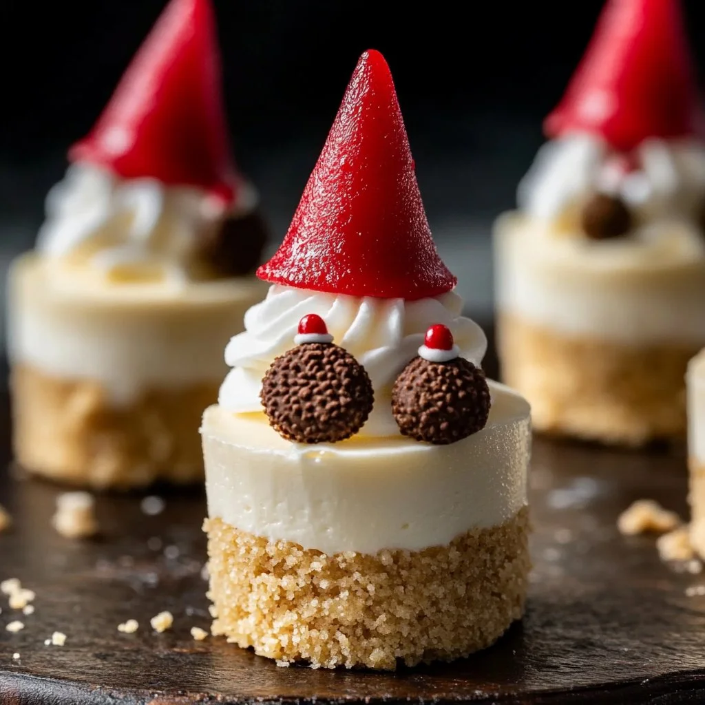 Gnome Mini Cheesecakes