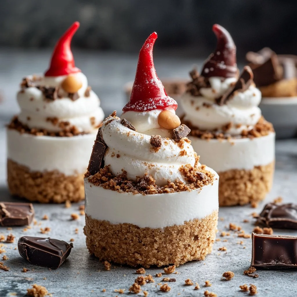 Gnome Mini Cheesecakes