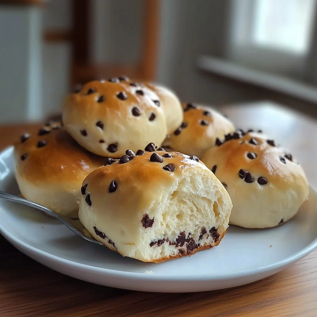 I Panini al Latte con Gocce di Cioccolato più Morbidi