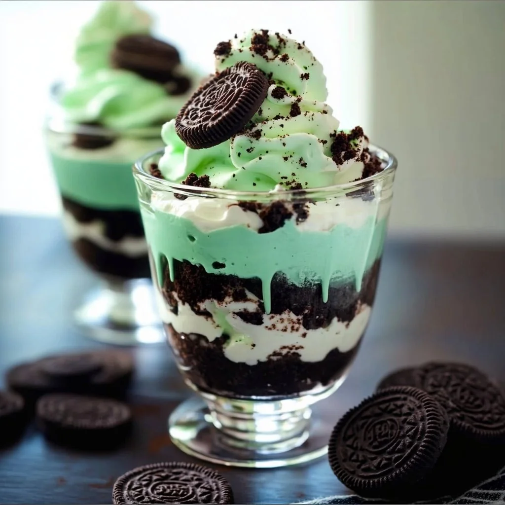 Mint Oreo Parfaits