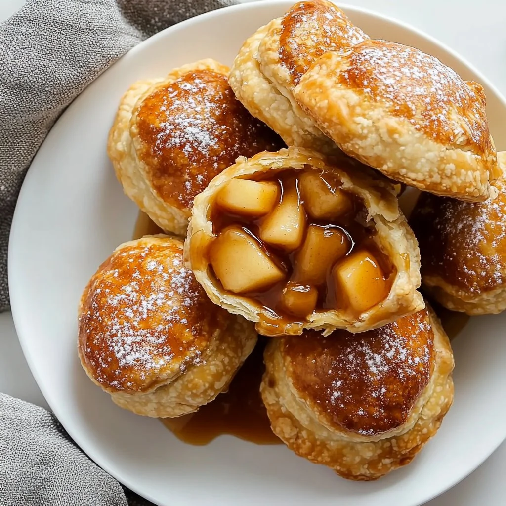 Simple Caramel Apple Pie Bombs