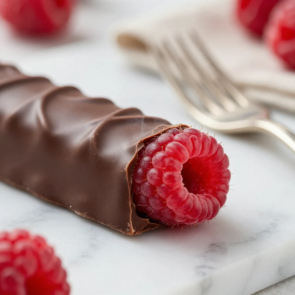 Confezione di Framboesas Franui con cioccolato amaro da 150 grammi