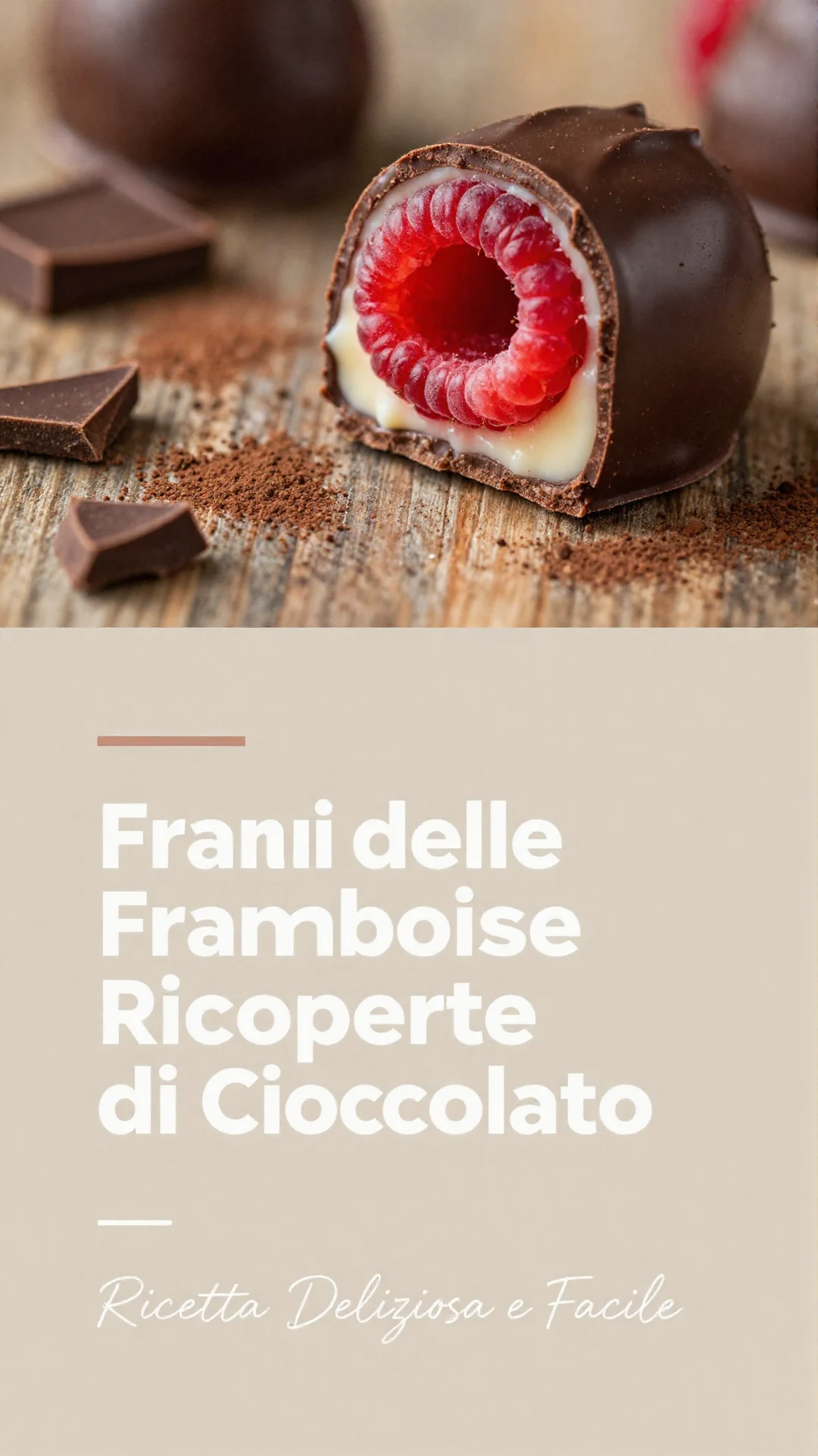 Franui delle framboise glacées ricoperte di cioccolato su un piatto elegante