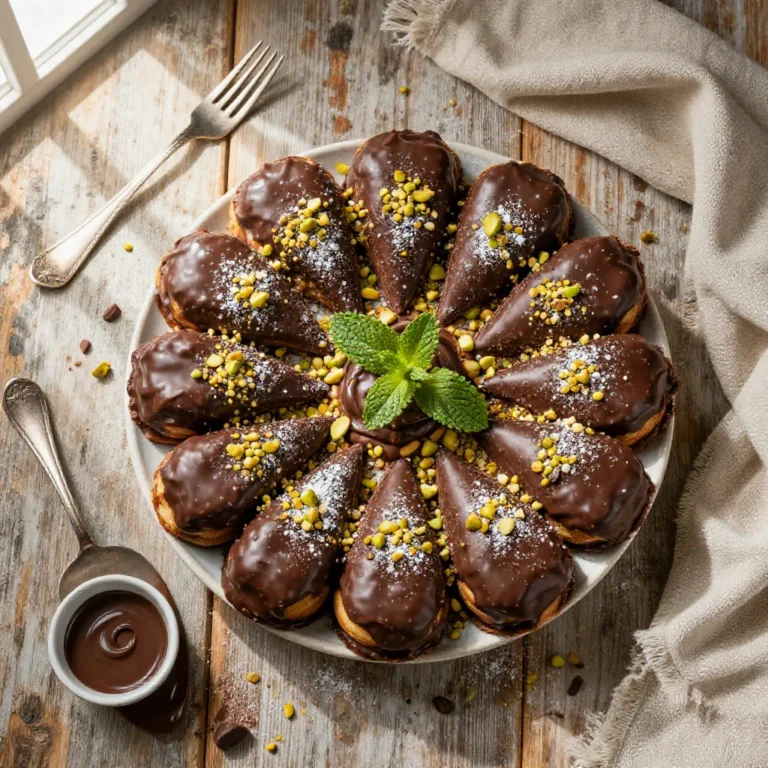 Un delizioso Franui, dolce argentino, decorato con frutta fresca e crema