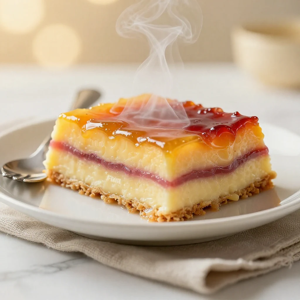 Un delizioso Franui, dolce argentino, decorato con frutta fresca e crema